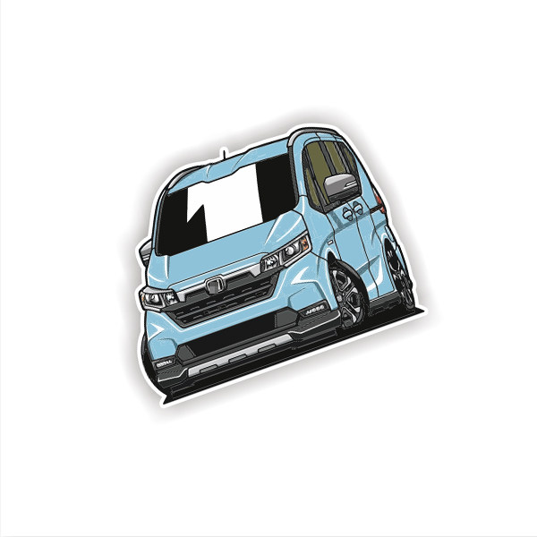 汉魂贴纸适用于本田Freed Kloster（GB7后期）汽车反光车贴7490