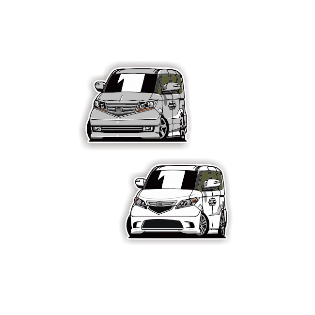 适用于#HONDA#elysion#RR1本田艾力绅老款定制汽车反光贴纸7685