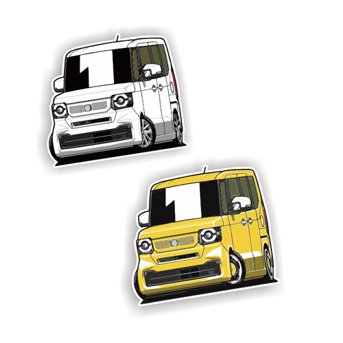 适用于#HONDA#NBOX#JF5#JF6汽车反光贴纸7693