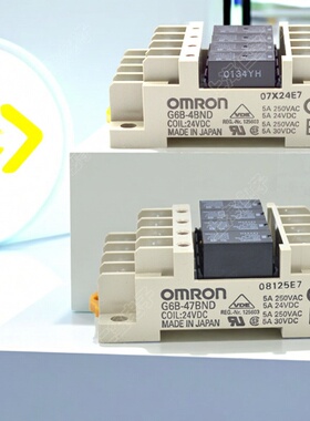 原装OMRON欧姆龙继电器模组G6B-4BND G6B-47BND G6B-4CB DC24V