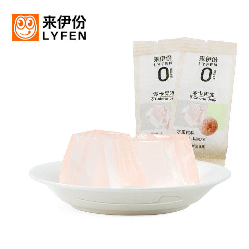 来伊份水蜜桃味0脂肪凝胶零卡