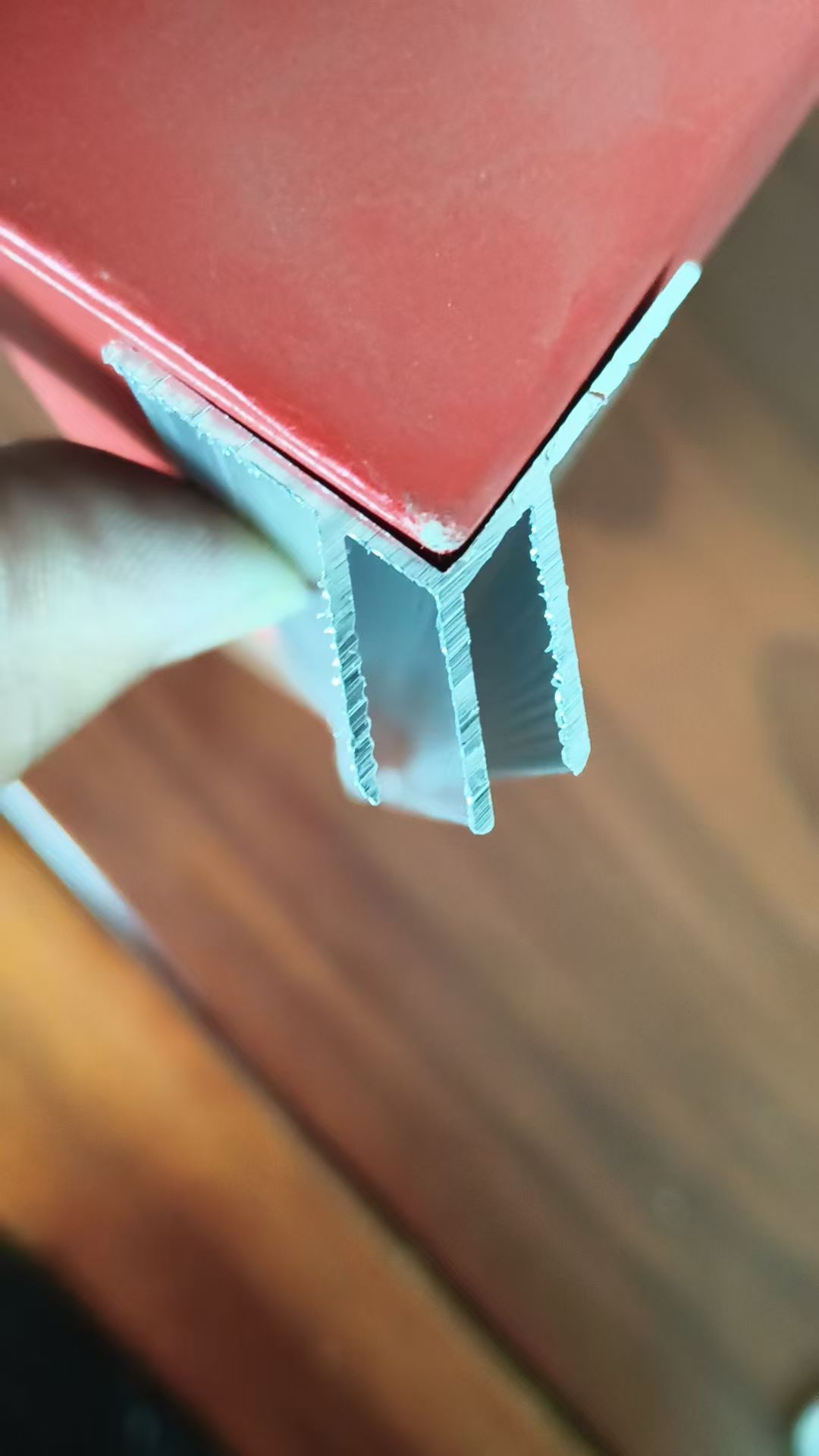 双扣码缝边条软膜卡布灯箱龙骨平口双扣码卡槽卡条天花卡条铝型材