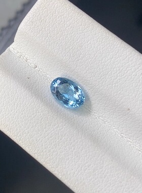 超级圣玛利亚海蓝宝裸石戒指吊坠0.925克拉