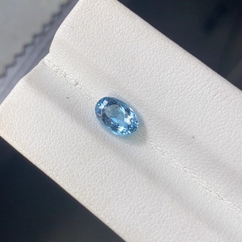 超级圣玛利亚海蓝宝裸石戒指吊坠0.925克拉