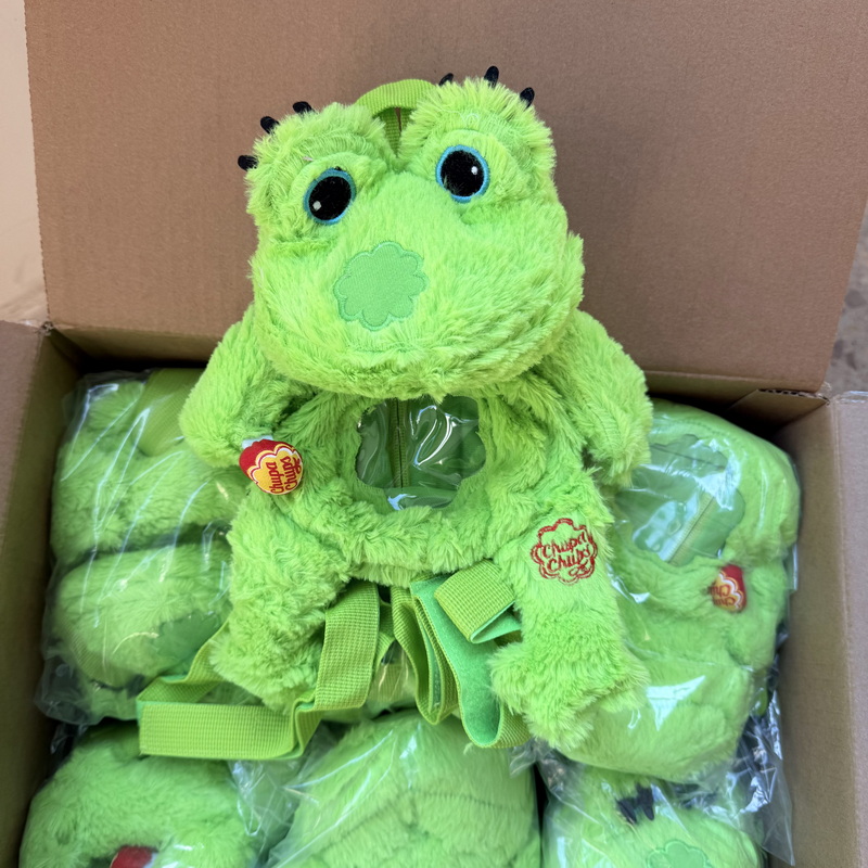 青蛙公仔毛绒包单双肩斜挎包小包