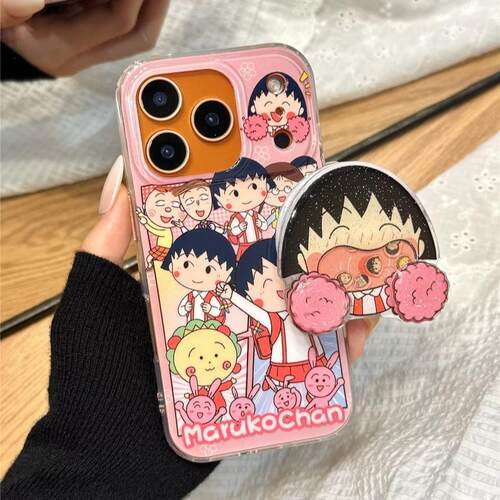 磁吸支架适用opporealmeGT5pro/neo9/6se手机壳V50/11/GT3女款8樱桃小丸子伙伴粉兔子Q2/5i真我x7pro新23软z4