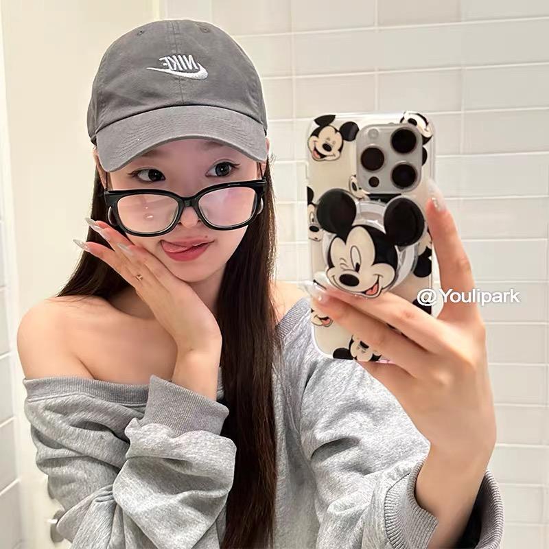 适用meizu18pro魅族21note无界版9卡通漫画动漫可爱老鼠6plus/T谷歌20磁吸支架17全包X传音tecno女INFINIXHOT