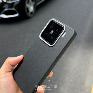 高档黑荔枝纹电镀框适用红米K80手机壳小米Note14保护套13Pro+磨砂K70至尊K60防指纹K50软K40纯色12/11套turo