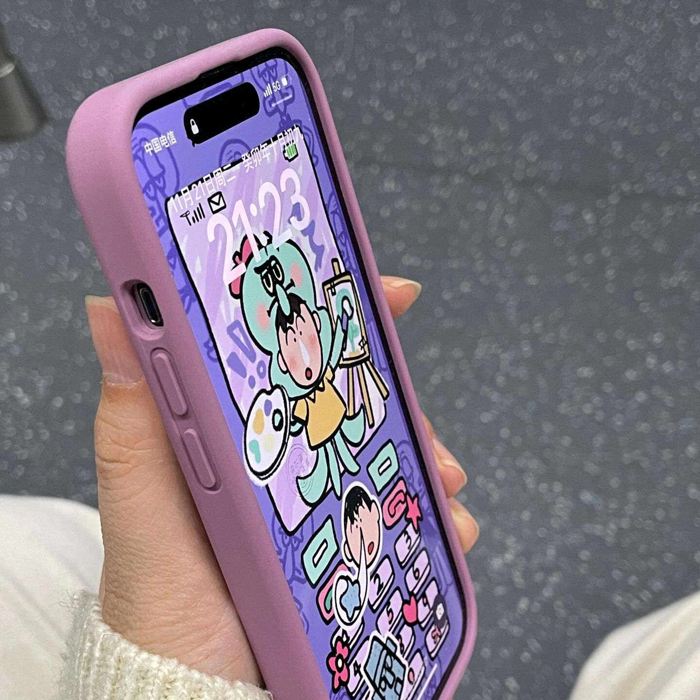 网红紫色黑加仑适用Note14/13pro+适用小米15/14手机壳13Ultra红米k80液态硅胶k70软糯大孔加厚防摔