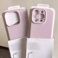 高级感灰粉色不发黄适用小米15/13手机壳14pro红米K70全包镜头防摔K60液态硅胶耐脏14ultra肤感莫兰迪藕粉色