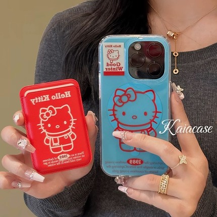 磁吸卡包适用小米15/13U迪丽热巴同款小熊K80手机壳红米Turbo3透明k70/60/note12t/civi4pro软套40+少女款50e