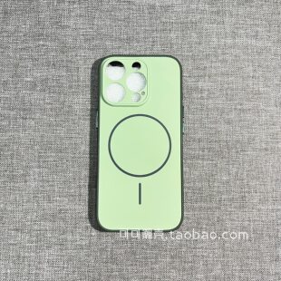 抹茶绿细圈磁吸适用OPPOreno15F手机壳PRO高级14海外国际版3全包A17肤感a6硅胶k12x软Realme9i防摔magsafeC85