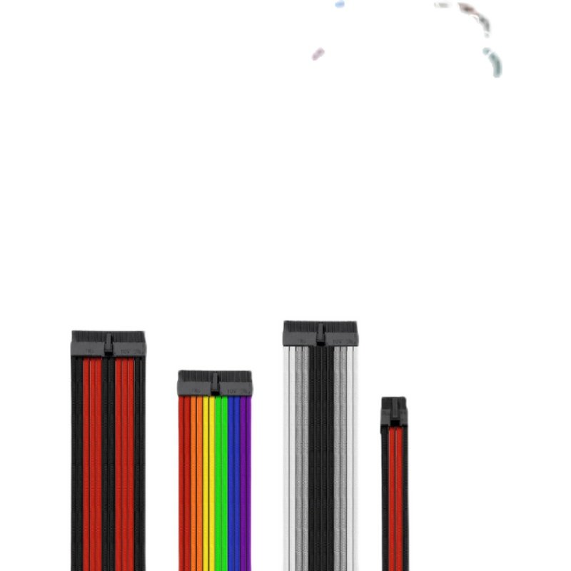 源头厂家吹雪rog洛基tuf雷神雷鹰华硕SFX电源定制模组线镀银议价