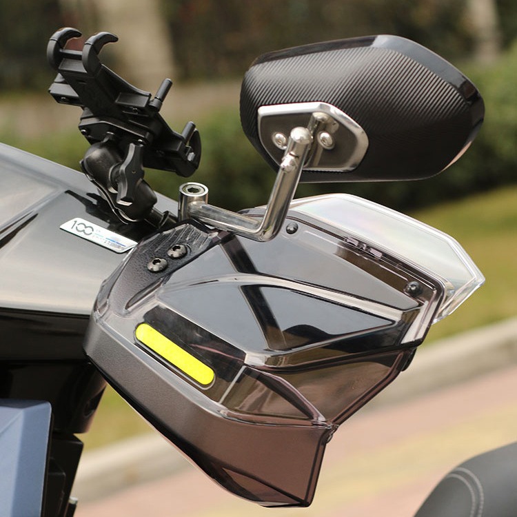 踏板摩托车护手罩把手挡风板电动车车把风挡手把旭鹰改装配件