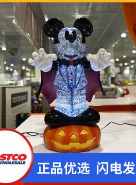 开市客购Disney迪士尼万圣节米奇杰克摆件桌面装饰品造型摆饰