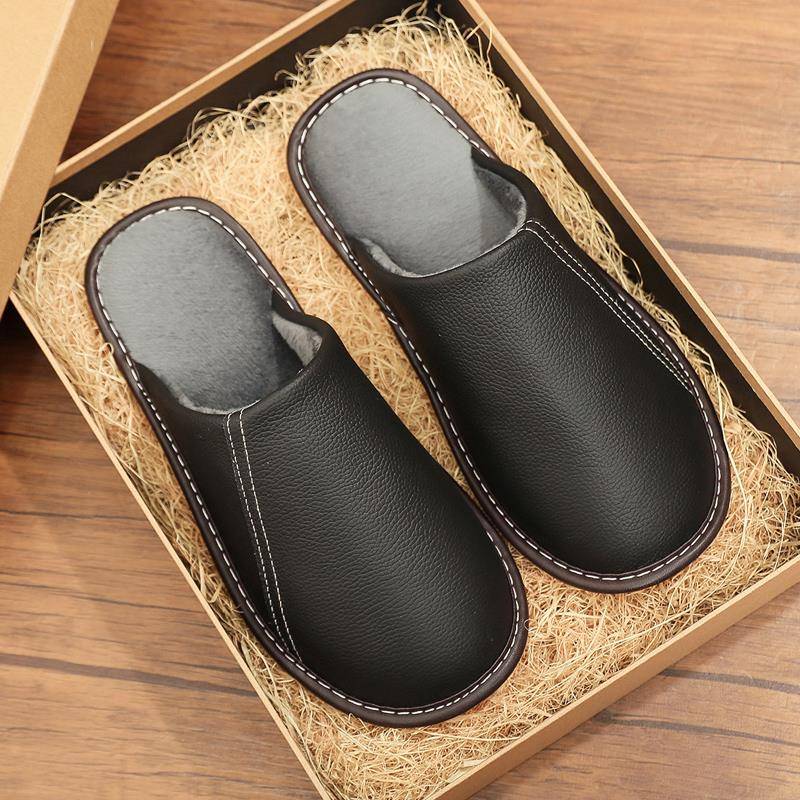 秋冬季居家拖鞋男女家用室内防滑软底保暖静音家居拖鞋1119h