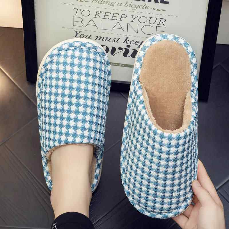 秋冬季室内布艺棉麻木地板软底家居家室内棉拖鞋防滑男女家1205g,流行男鞋,休闲拖鞋,淘宝优惠券,粉丝福利购,淘宝优惠卷