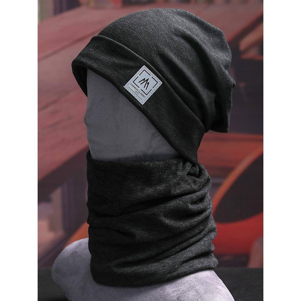 帽子男士冬季潮牌保暖毛线帽时尚2025新款棉帽骑车防寒包头1216e