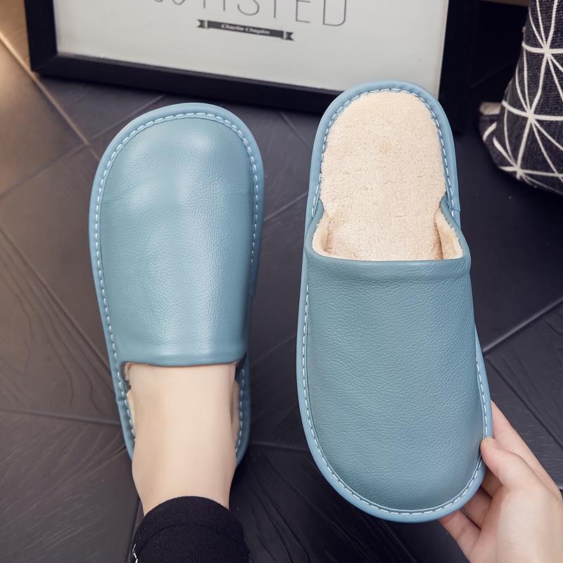 秋冬季男士新款全拖鞋居家男女士室内家用木地板保暖防滑防1113n