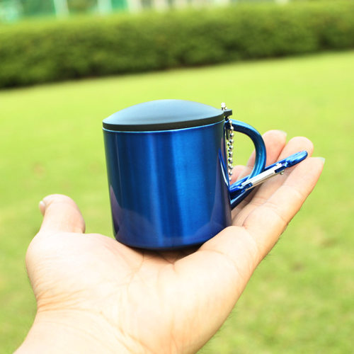 迷你便携式带手柄保温110ml水杯