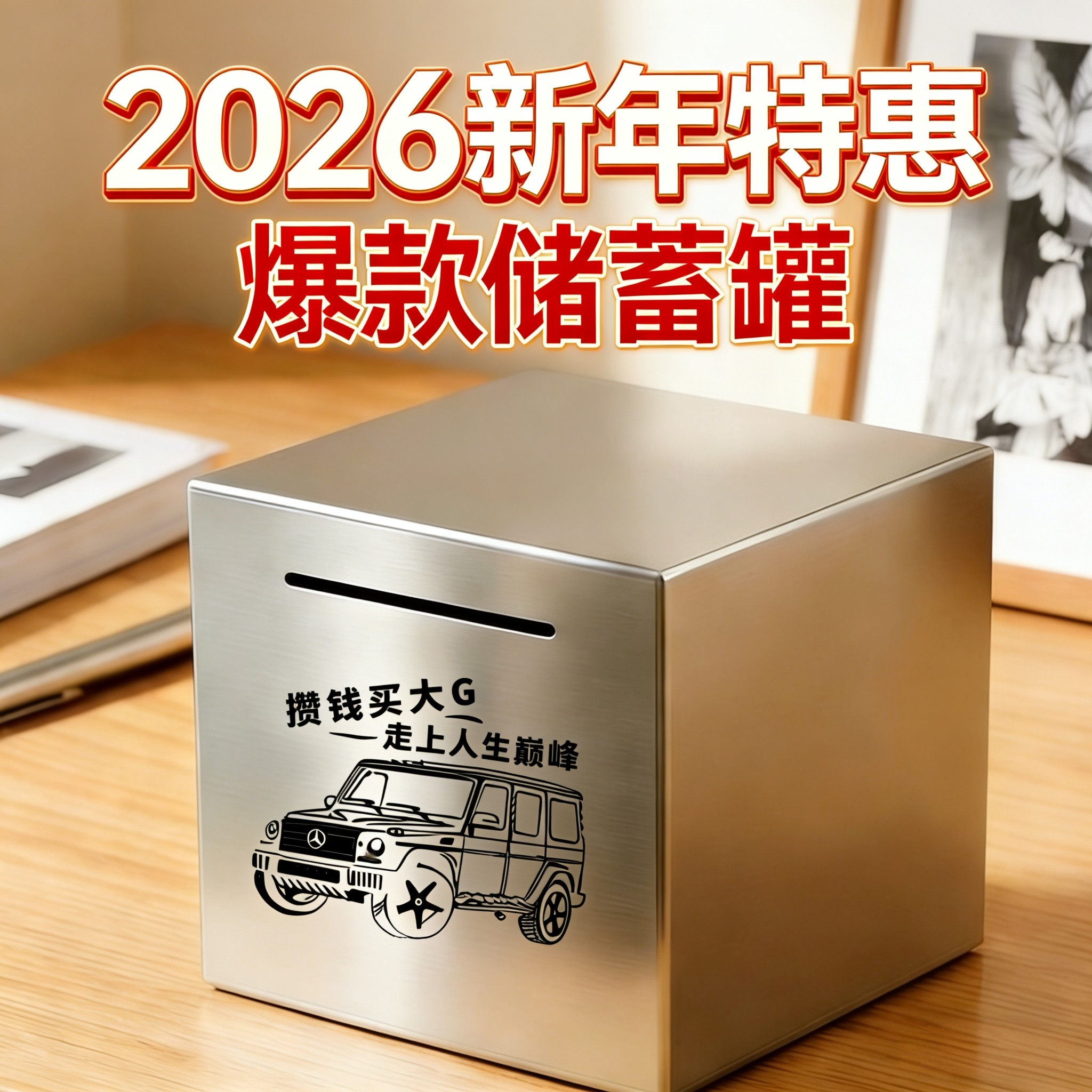 儿童存钱罐只进不出成人不锈钢网红大号储钱罐防摔储蓄罐打不开,节庆用品/礼品,储蓄罐,淘宝优惠券,粉丝福利购,淘宝优惠卷