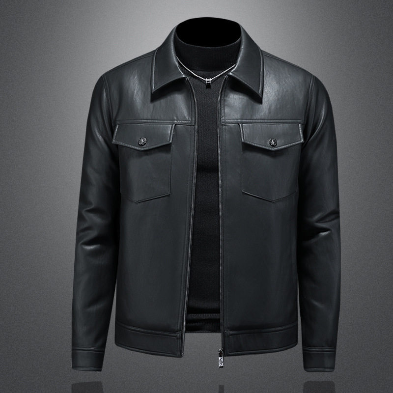 男装ggvv正品牌简木2025新款欧货保暖羽绒服时尚翻领皮休闲外套