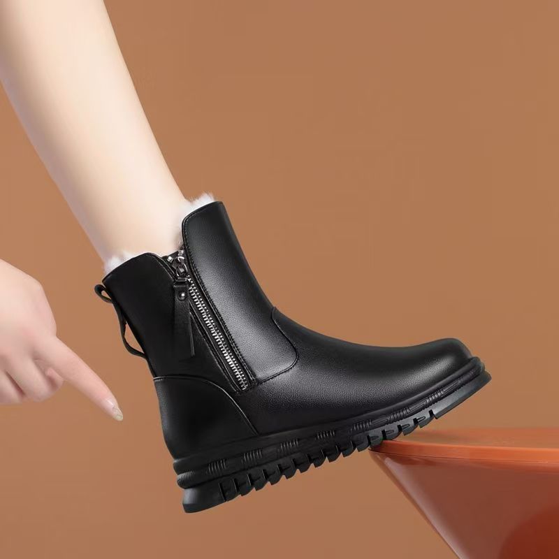 大东她雪地靴女冬季加绒加厚防水