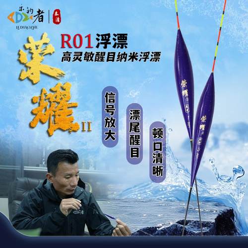 乐钓者R01纳米浮漂醒目灵敏