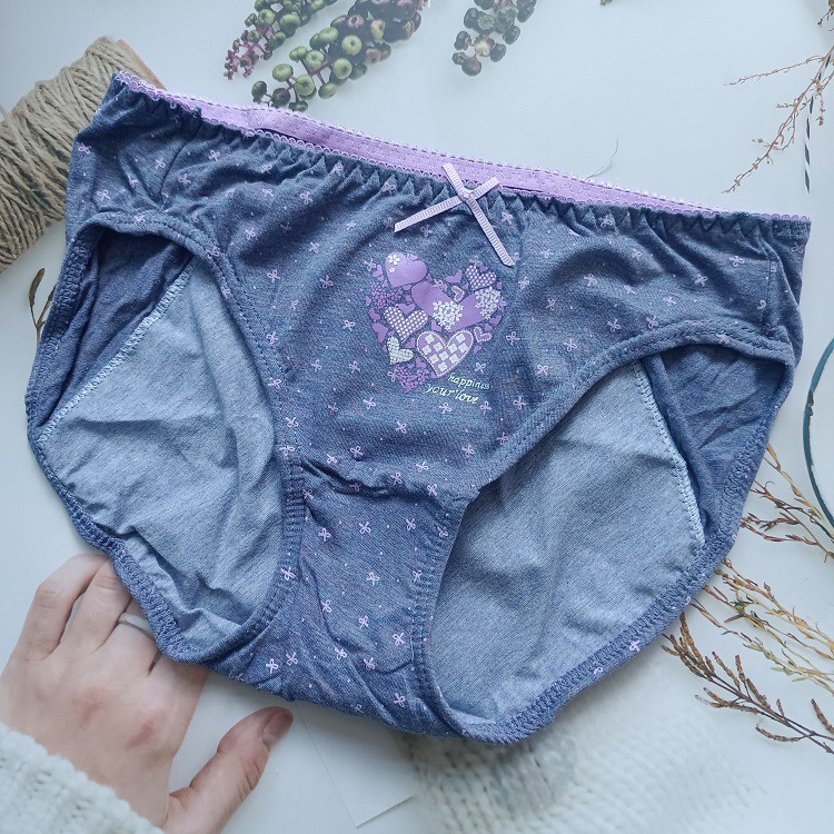 亲肤棉50支棉彩色之美生理三角内裤色随机抽取拍一下一条中腰内衣