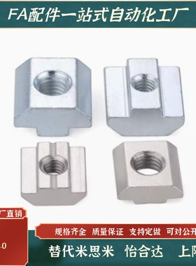 工业铝型材 上隆 T型滑块螺母 TNTB-20/30/40/45-M4 M5 M6 M8