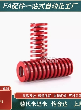 Y-SWM22-20/25/30/35/40/50/60/70/80TM红色矩形螺旋模具弹簧YSWM
