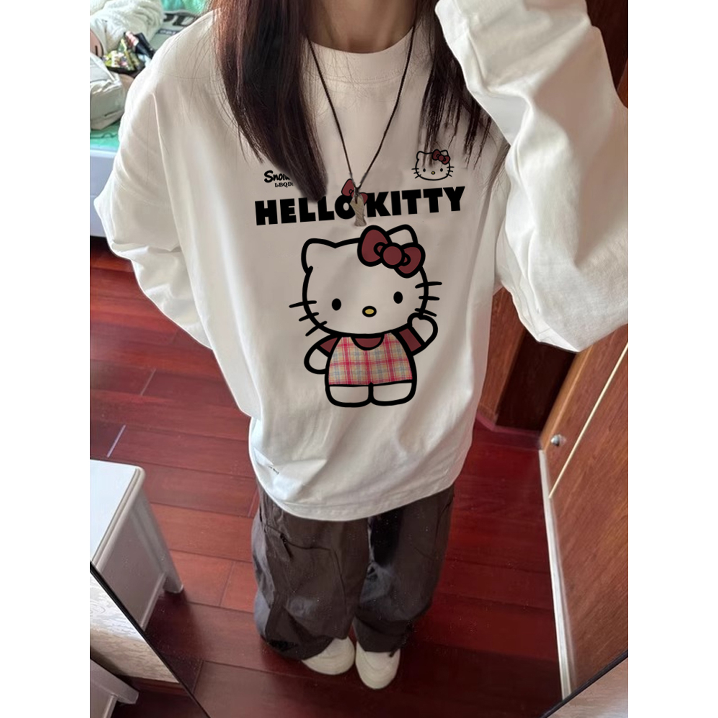 【送运费险】甜美哈喽kitty长袖