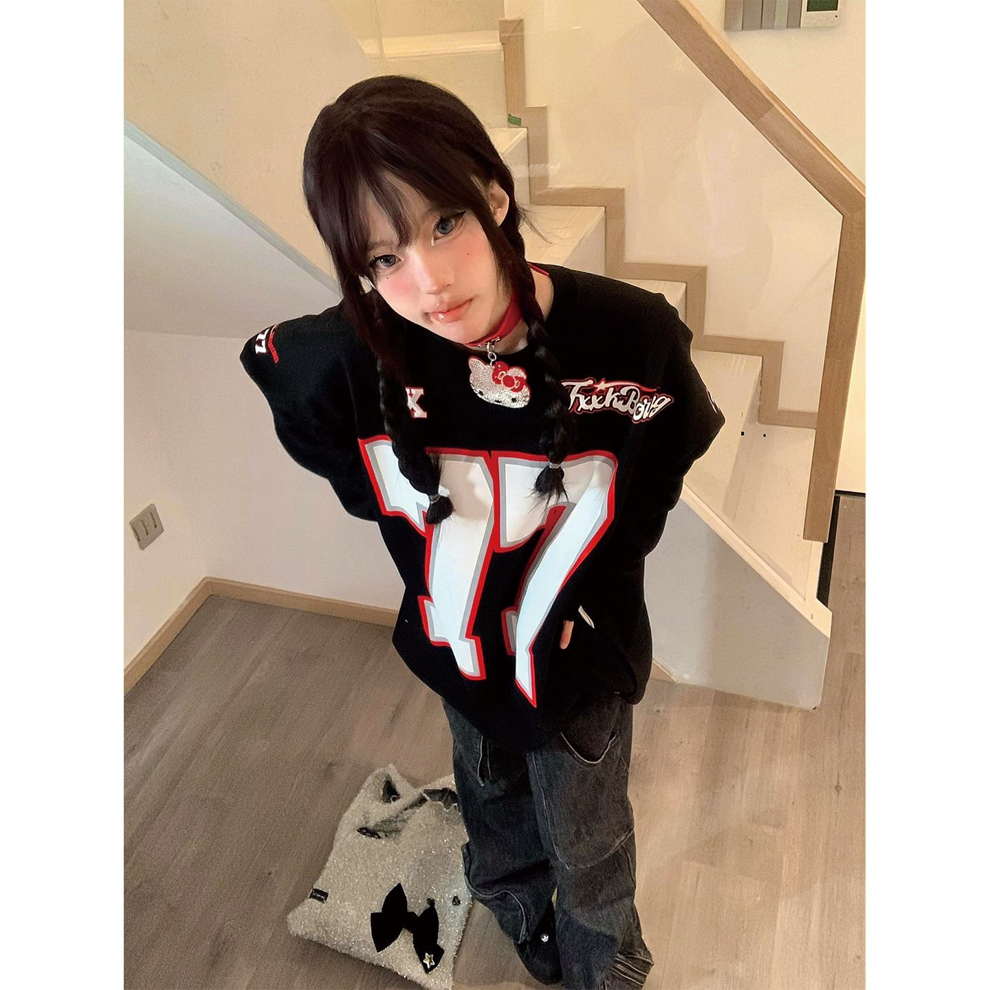 【送运费险】美式球服长袖t恤秋