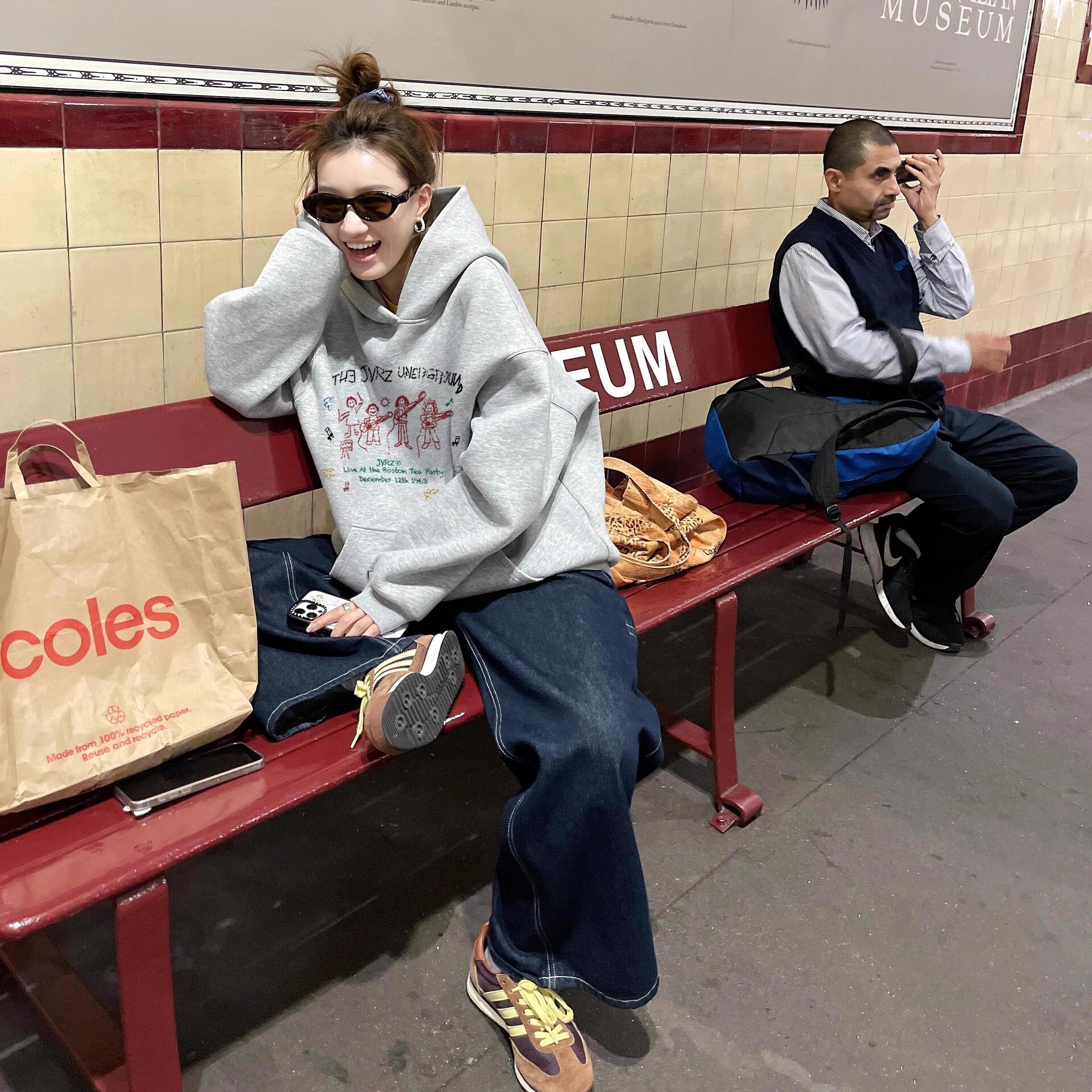 【送运费险】原创小乐队连帽卫衣