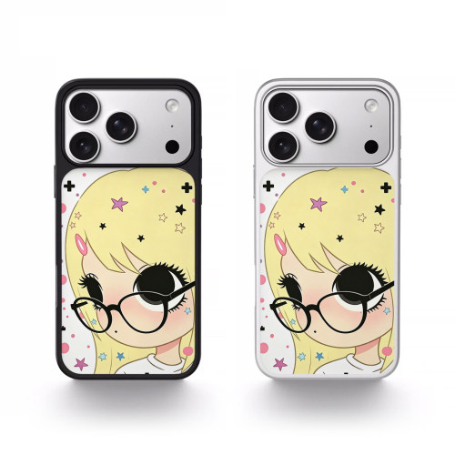ins风卡通女孩iPhone17ProMax壳