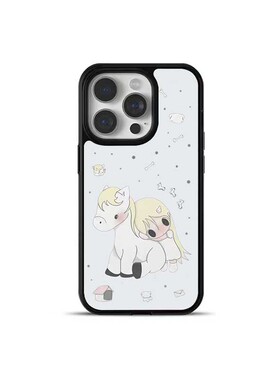 黑边野有上秋ins苹果防摔手机壳适用于iPhone17promax新款磁吸华为mate70小米17保护套小众可爱华为p80