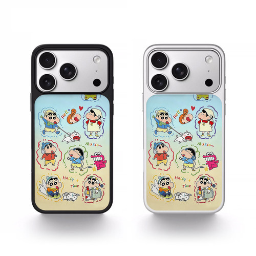 蜡笔小新拼画磁吸iPhone17壳