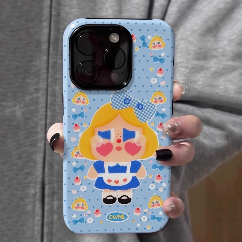 crybaby哭娃适用于苹果17promax手机壳菲林壳二合一iPhone16新款可爱手机壳15promax14防摔13日韩12保护套11