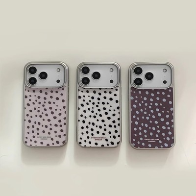 韩系简约斑点新款手机壳