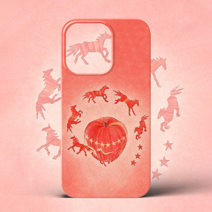 复古小马适用iphone17promax苹果16手机壳13油画12艺术pura80华为mate70一加15小米14荣耀60软nova红色reno11