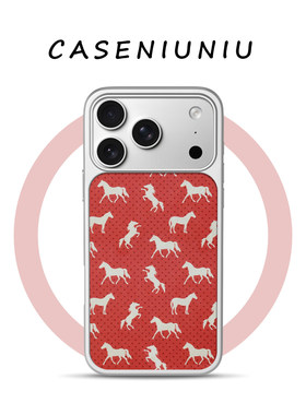 古早韩系红色波点白马适用苹果华为小米手机壳磁吸iPhone17promax新款16文艺15复古14少女13巨好看手机壳马年