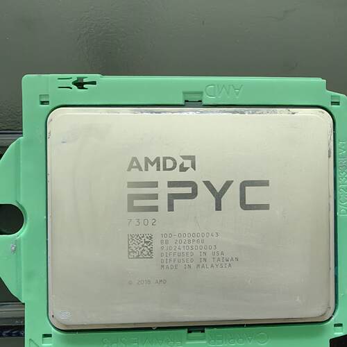 EPYC 7302 CPU 16核心32线程 无锁 7纳米 128MB缓存议价维修