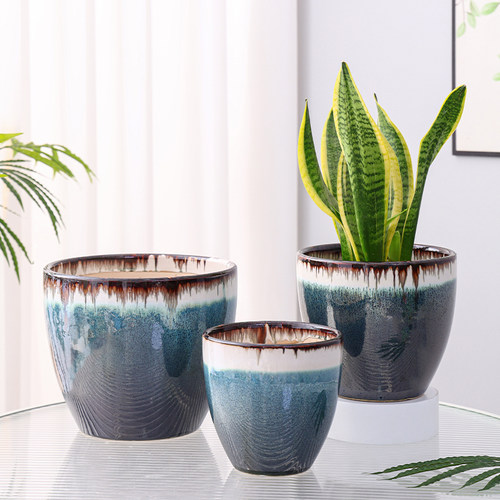 陶瓷花盆欧式简约兰花专用大口径