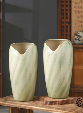 北欧轻奢陶瓷花盆高款不规则异形家用客厅蕨类蝴蝶兰绿植花卉盆栽