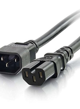 C14转C15电源线C14-C15凹槽品字尾延长线3*2.08平方C14/C1515A