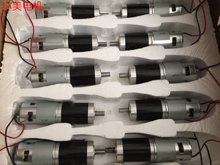 三键低转速 大扭力 带散热风扇775行星减速电机 直流24V 30转原装