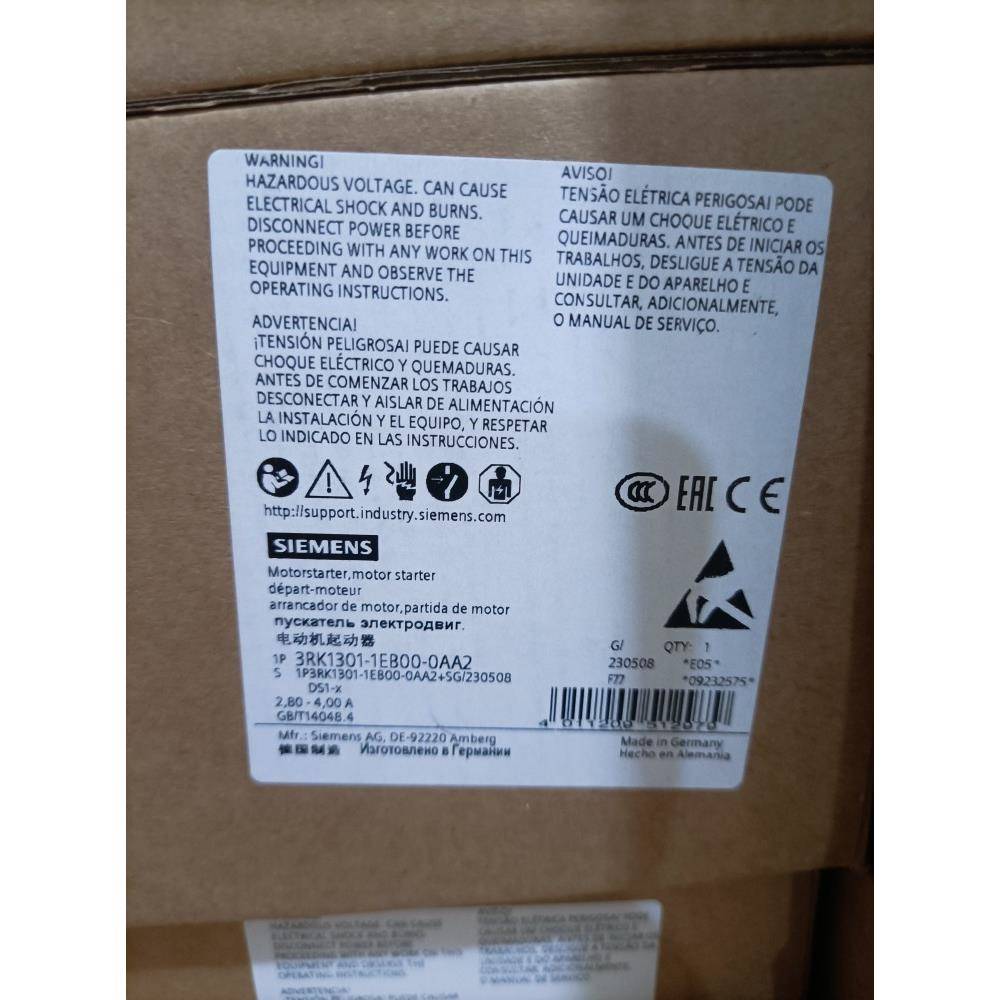 3RK1301-1EB00-0AA2西门子电动机起动器全新原装正品现货