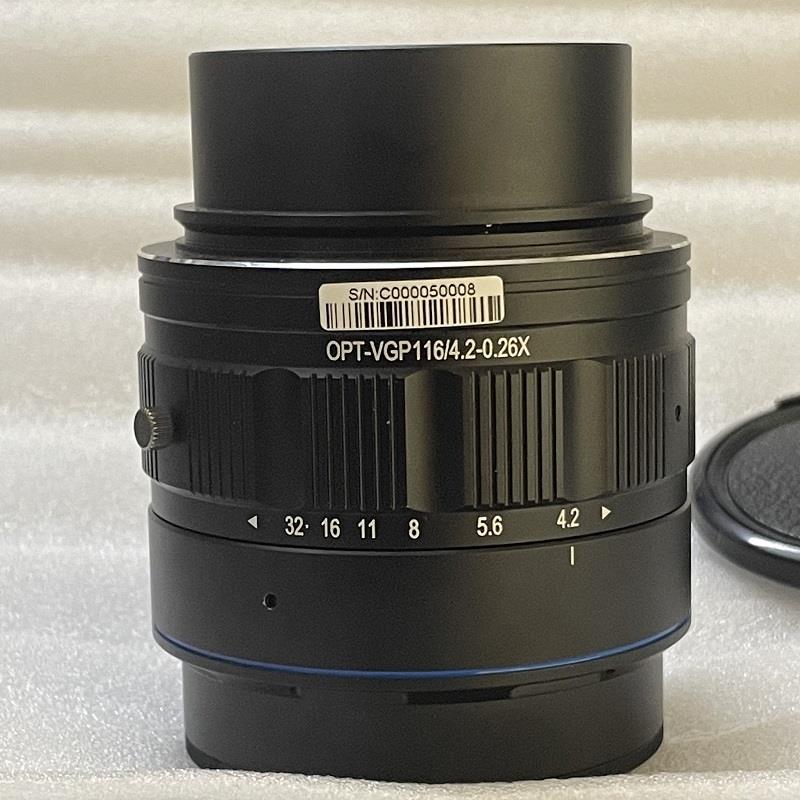 OPT-VGP116/4.2-0.26X 116mm 0.26X 1:4.2大靶面16K线扫镜头