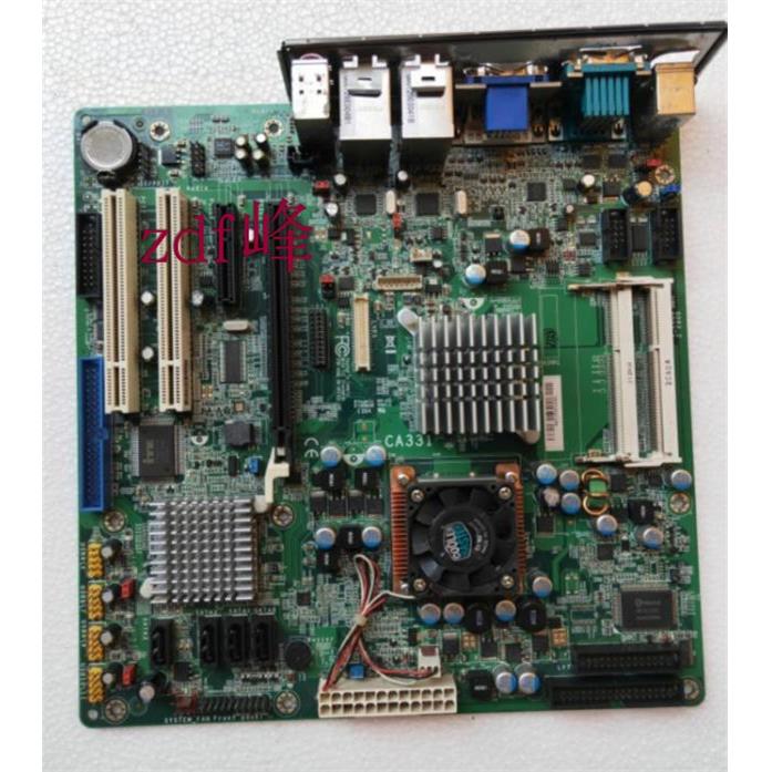 CA331 T3100集成CPU 双网卡 工控设备机主板 包好 实物图