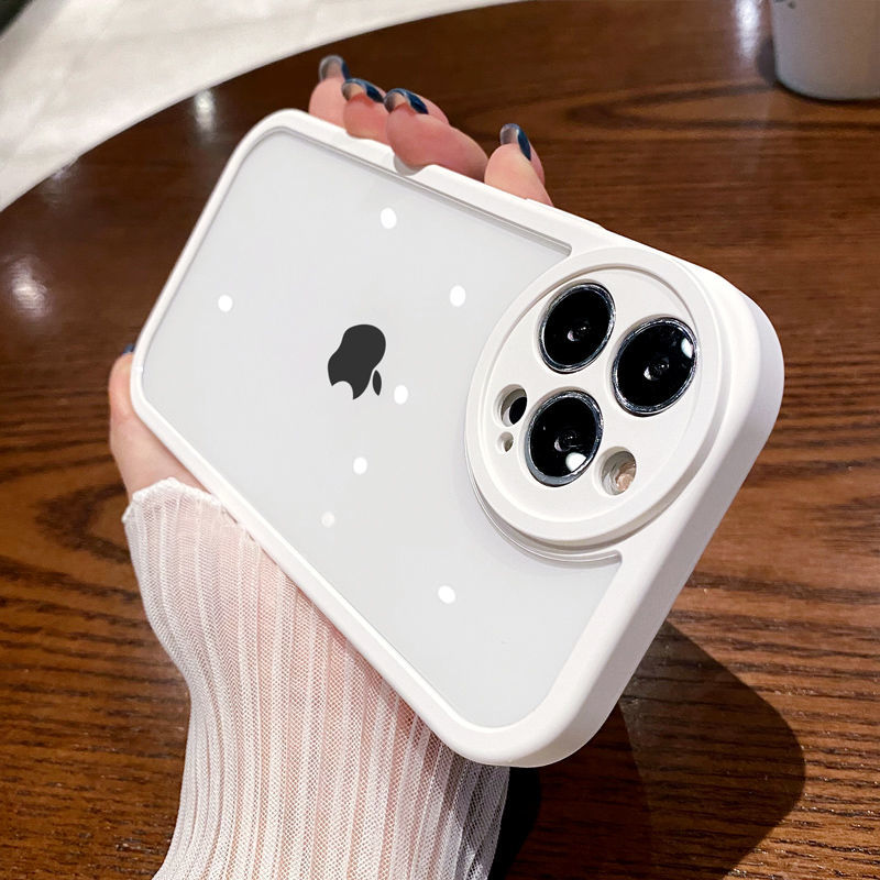 新款圆孔镜头防摔手机壳
